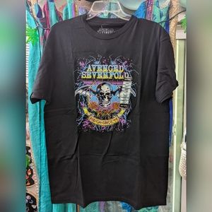 Avenged Sevenfold tour band shirt large